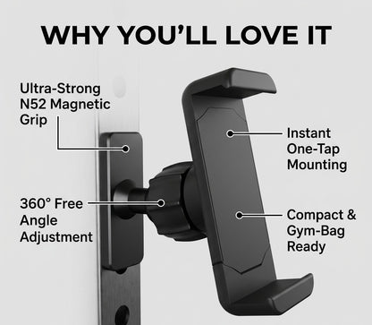 APEX MAG™ Ultra-Grip Gym Phone Mount